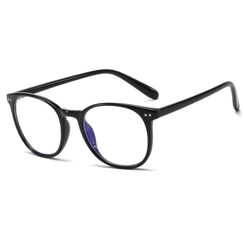 New Metal Ladies Anti-Blue Light Glasses Retro Fashion Glasses Flat Mirror