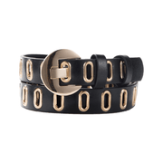 women's punk style decorative pin buckle belt - MRSLM