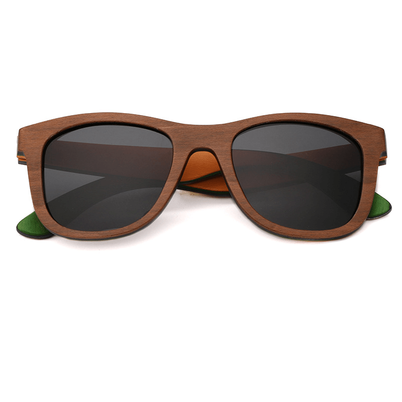 Men's and women's wood sunglasses, view 4 - MRSLM