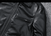 Men's Slim Leather Jacket, view 5 - MRSLM