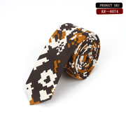 men's narrow wedding tie, view 8 - MRSLM