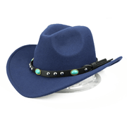 Felt jazz hat with rivet and curled edge, view 2 - MRSLM