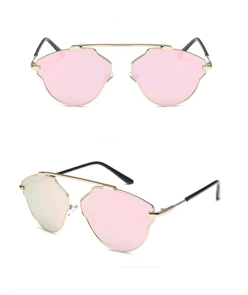 women's transparent jelly sunglasses, view 3 - MRSLM