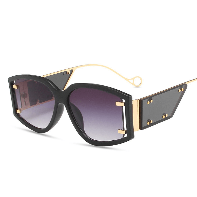 punk small window rivet sunglasses, view 2 - MRSLM
