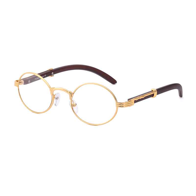 retro small round metal sunglasses, view 7 - MRSLM
