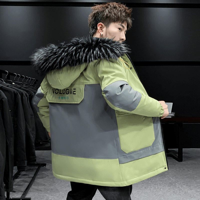men's thick padded winter jacket, view 4 - MRSLM