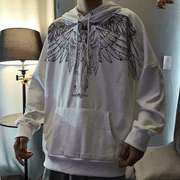 Men'S and Women'S Same Style Couple Sweater with Angel and Virgin Wings Pattern - MRSLM