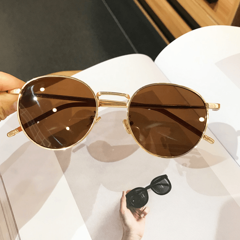 Round polarized metal sunglasses, view 5 - MRSLM