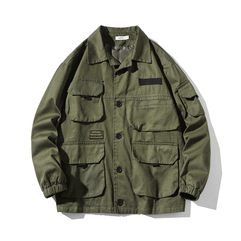 Men's multi-pocket tooling jacket, view 5 - MRSLM