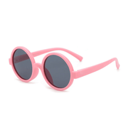 Kids' round polarized silicone sunglasses, view 8 - MRSLM