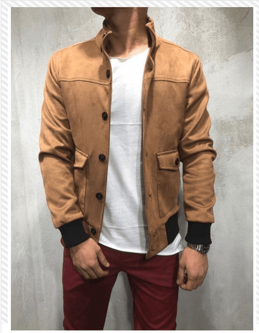 men's slim corduroy jacket with patch pockets - MRSLM