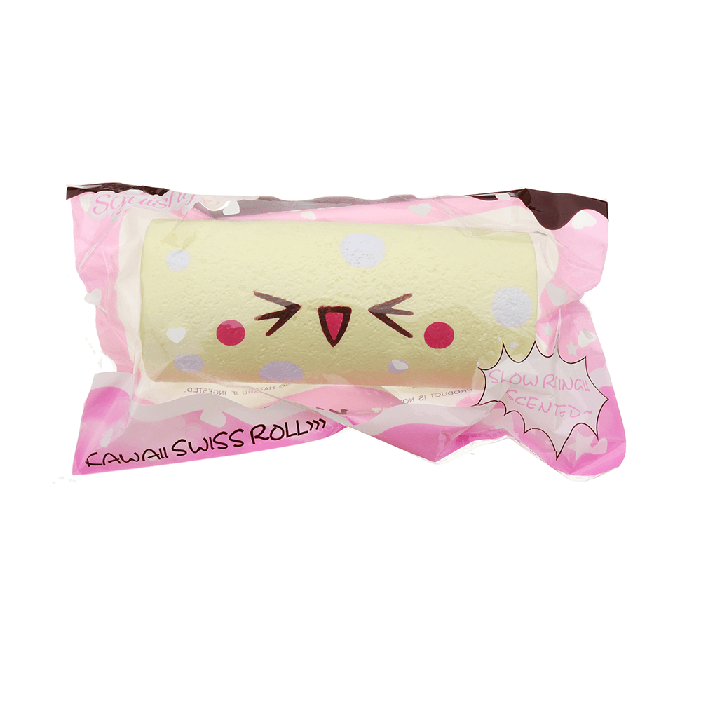 Squishyfun Squishy Egg Swiss Roll Toy 14.5*6*5CM Slow Rising with Packaging Collection Gift Soft Toy - MRSLM