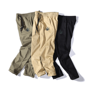 men's loose cropped cotton pants - MRSLM