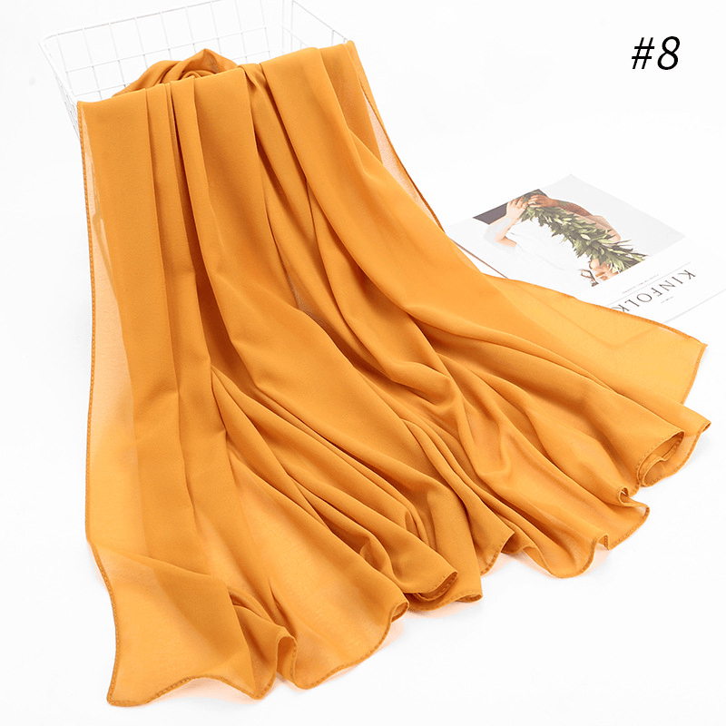 women's chiffon hijab headscarf, view 13 - MRSLM