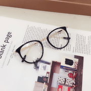 round metal flat glasses frame, view 7 - MRSLM