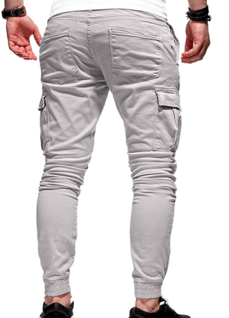 Sports Pants Men's Overalls Casual Fitness Slim Elastic Feet