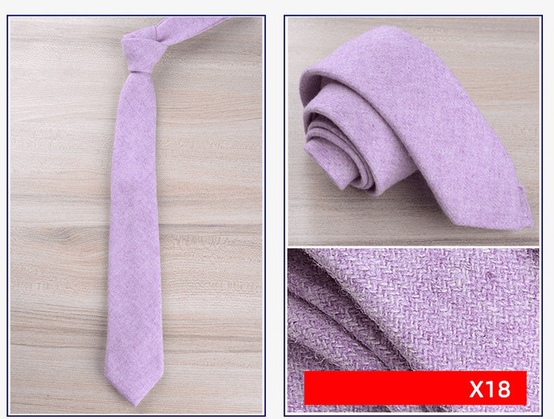 men's wool tie, view 17 - MRSLM