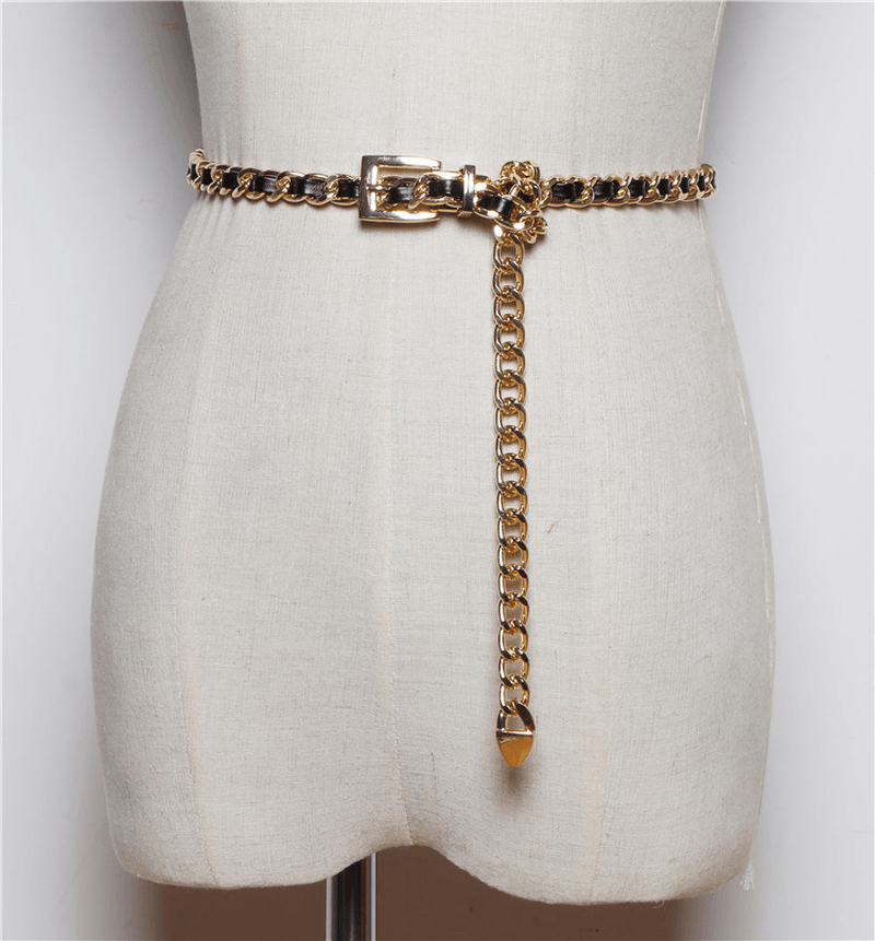 Women's woven waist belt for sweaters, view 7 - MRSLM