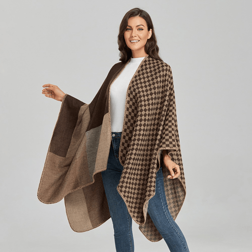 Women's warm printed scarf shawl - MRSLM