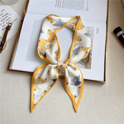 fruit print imitation silk scarf - MRSLM