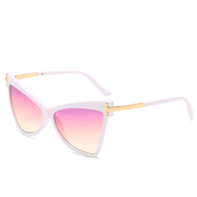 women's cat eye ocean color sunglasses, view 3 - MRSLM