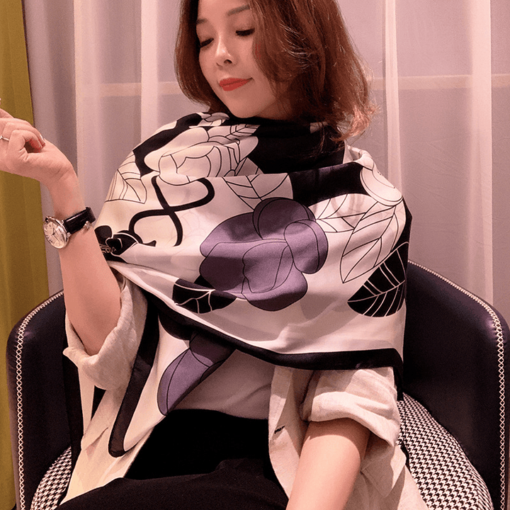 Fashionable Breathable Silk Sunscreen Shawl Scarf - MRSLM