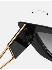Women's decorative cat-eye sunglasses, view 8 - MRSLM