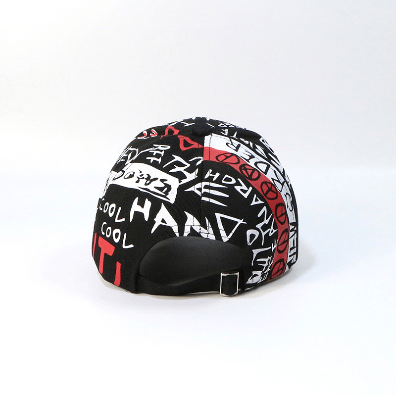 Hat Graffiti Baseball Cap Outdoor Shade Sun Protection Cap Hat Trendy Hip Hop Hat