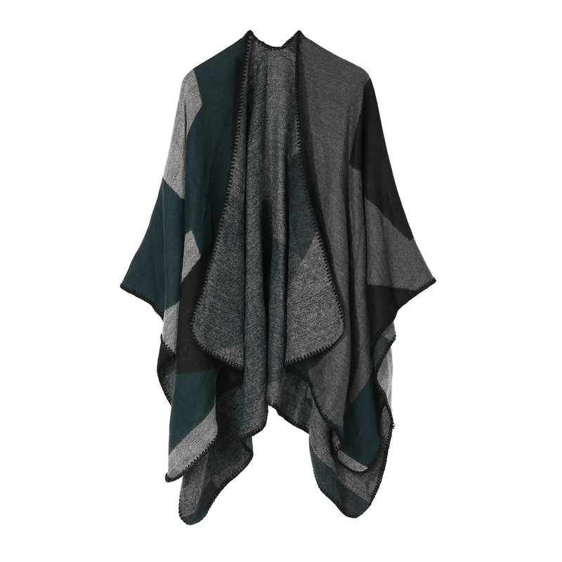 color matching imitation cashmere big scarf shawl, view 7 - MRSLM