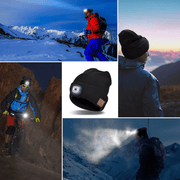 bluetooth LED knitted hat, view 2 - MRSLM