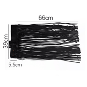 Fringed snakeskin pattern belt, view 2 - MRSLM