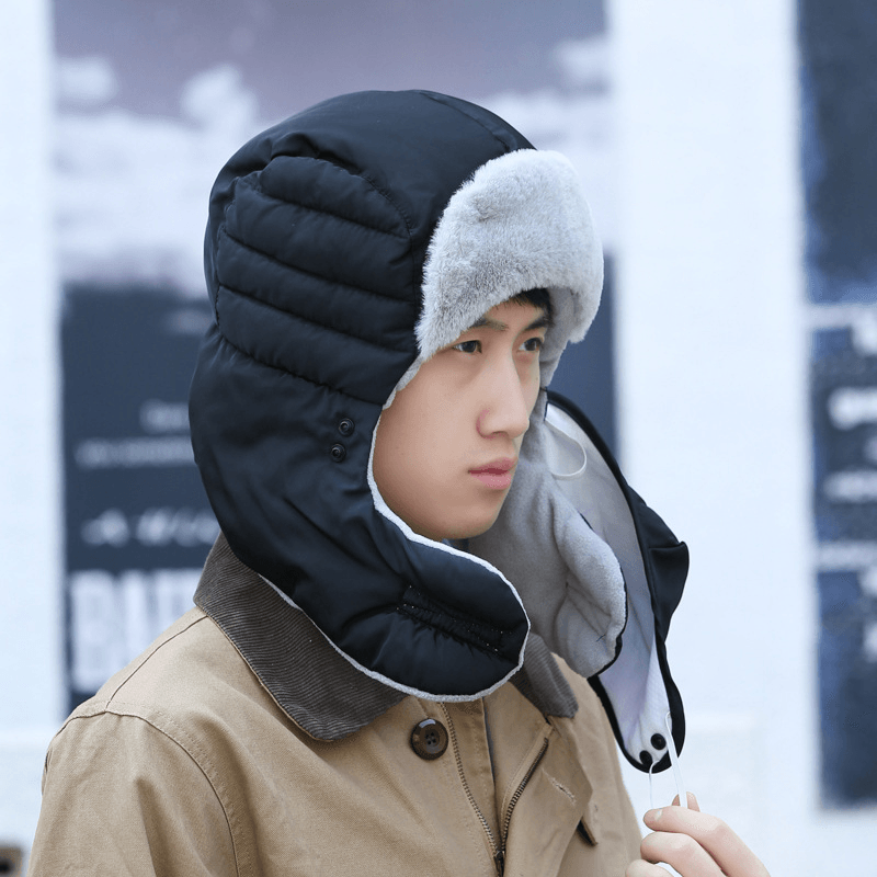cold-proof cotton ear protection hat, view 4 - MRSLM
