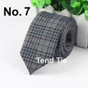men's ultra-narrow wool tie, view 8 - MRSLM