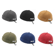 Creative letters drawstring flat cap, view 8 - MRSLM
