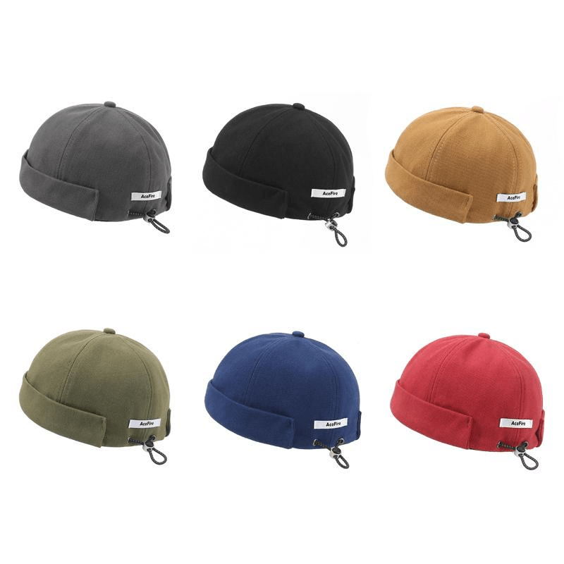 Creative letters drawstring flat cap, view 8 - MRSLM
