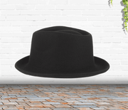 Men's wool curled jazz top hat, view 3 - MRSLM