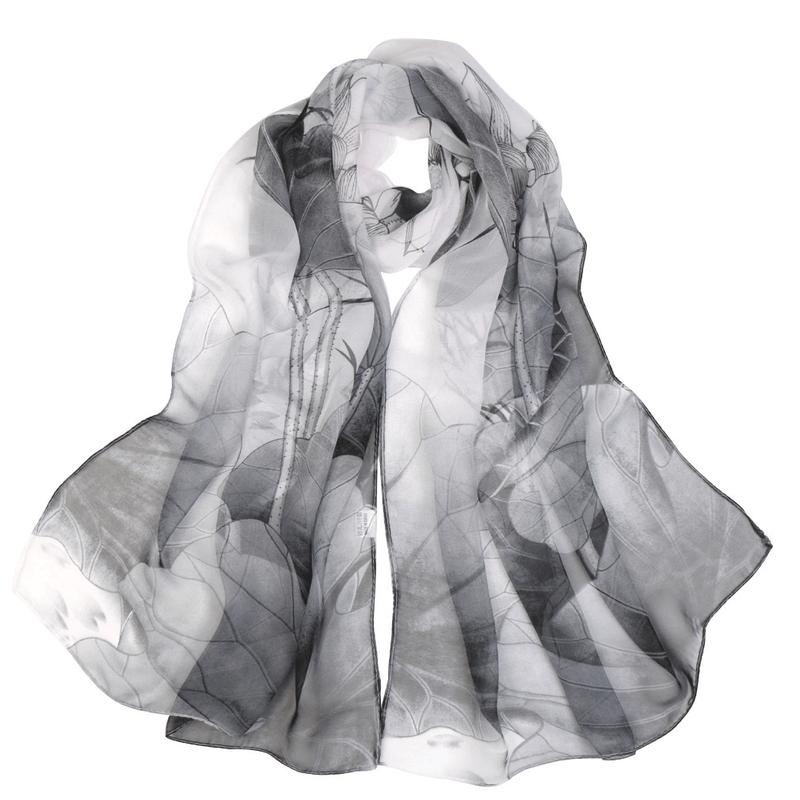 lotus pond thin scarf, view 9 - MRSLM