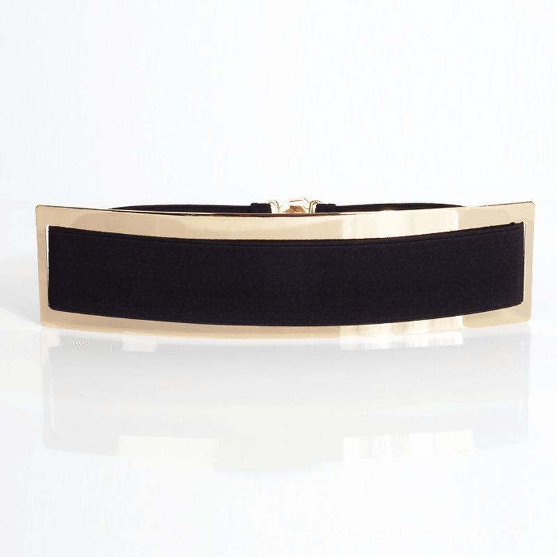 Europe and America Hot Selling Fashion Sequin Mirror Metal Belt
