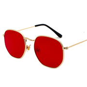 Irregular metal frame sunglasses, view 9 - MRSLM