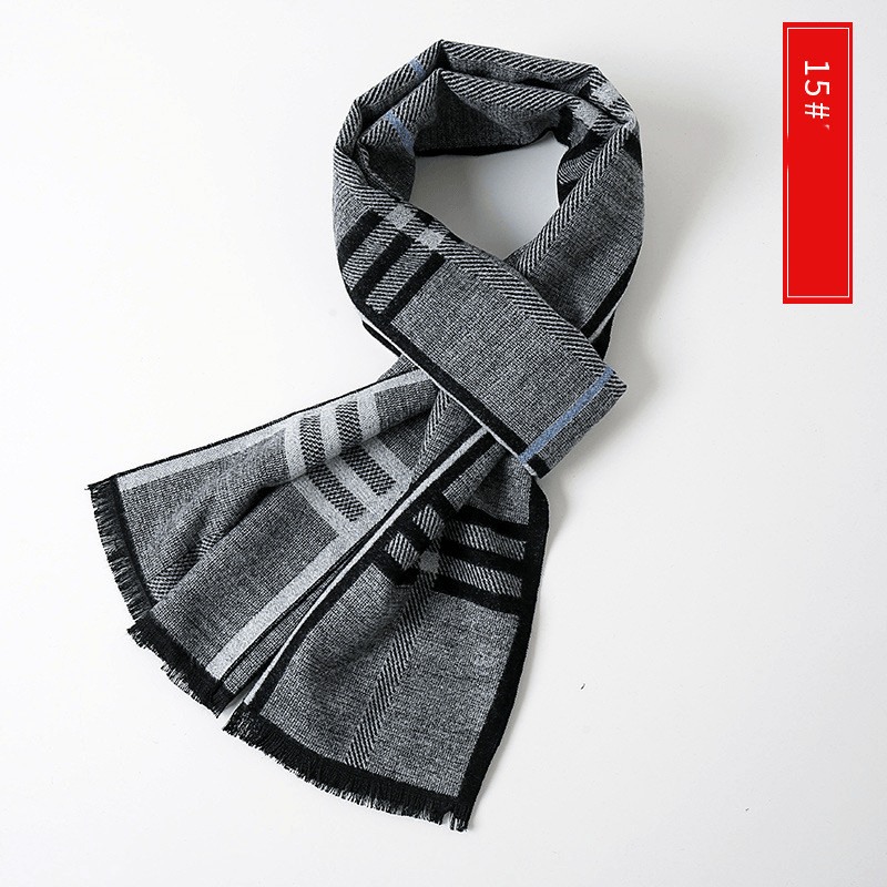 imitation cashmere scarf, view 18 - MRSLM