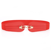 Women's elastic wide faux leather belt, view 5 - MRSLM