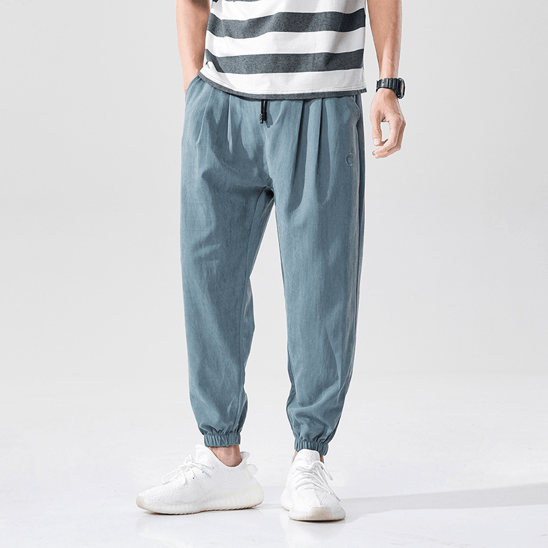 Summer Thin Loose Trousers Men'S Casual Trousers - MRSLM