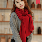 long solid color scarf, view 9 - MRSLM