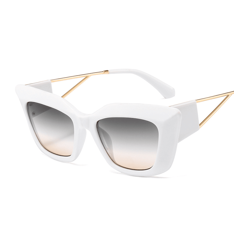 Women's decorative cat-eye sunglasses, view 9 - MRSLM