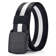 men's braided canvas belt, view 4 - MRSLM