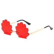 shell shape party sunglasses, view 2 - MRSLM