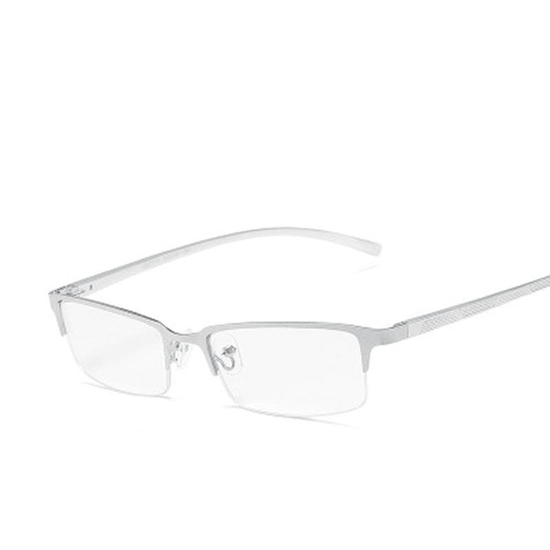 men's retro half frame glasses, view 5 - MRSLM