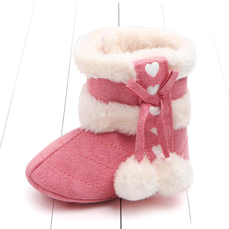 Bow Stuffed Baby Toddler Shoes