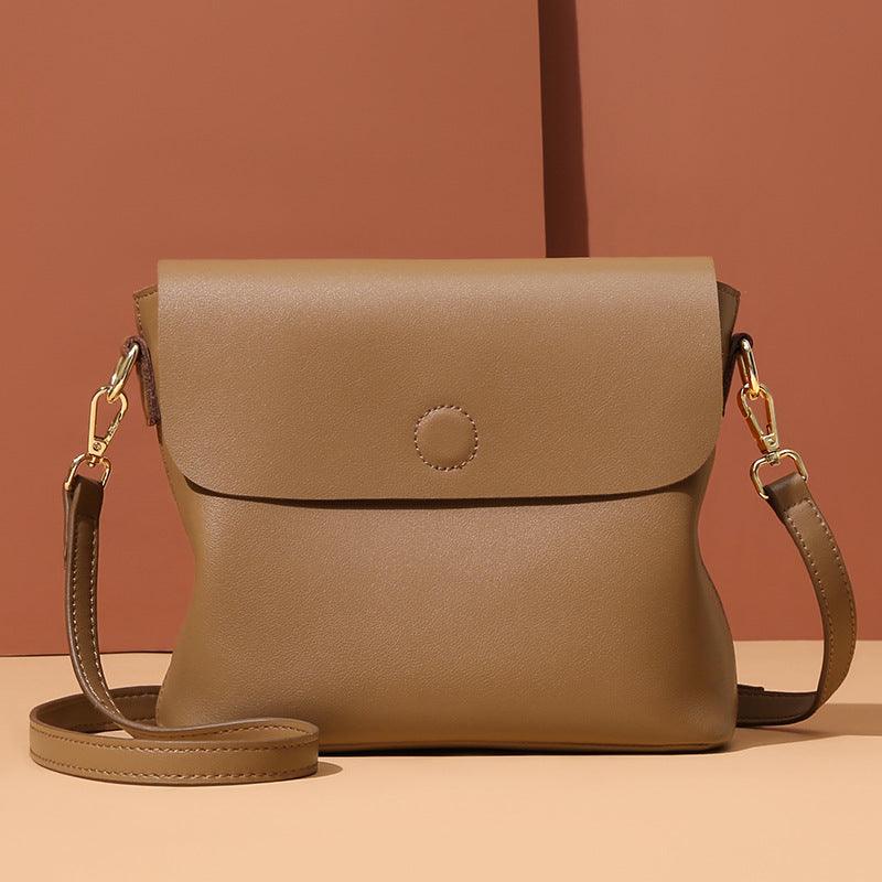 british style cowhide shoulder bag - MRSLM