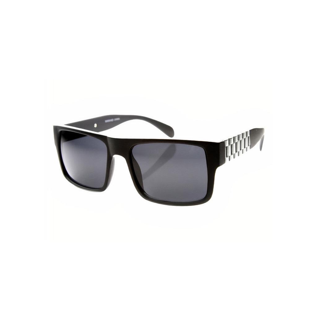 Flat Top Watch Link Temple Aviator Glasses - MRSLM